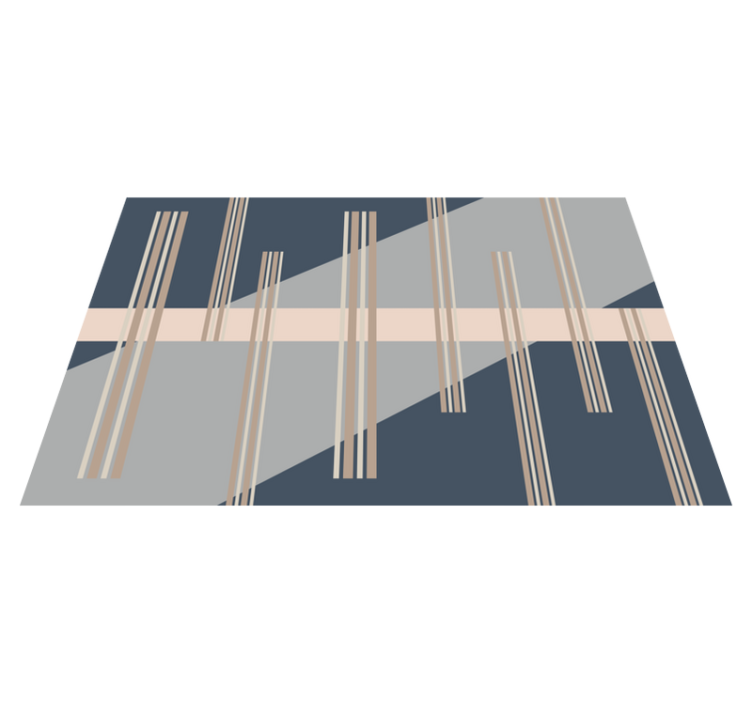 Alfombra vinílica rayas estética rayada - TenVinilo