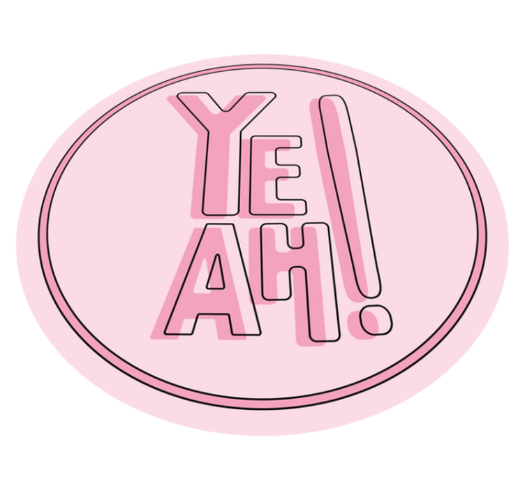 Alfombra vinílica con frase motivo de texto expresivo - TenVinilo