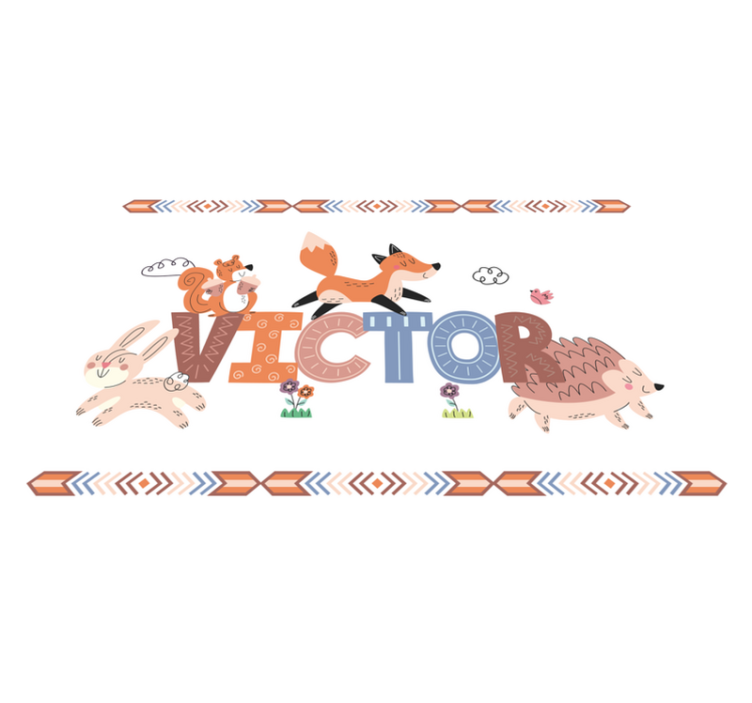 Alfombra vinílica personalizable bichos personalizables - TenVinilo