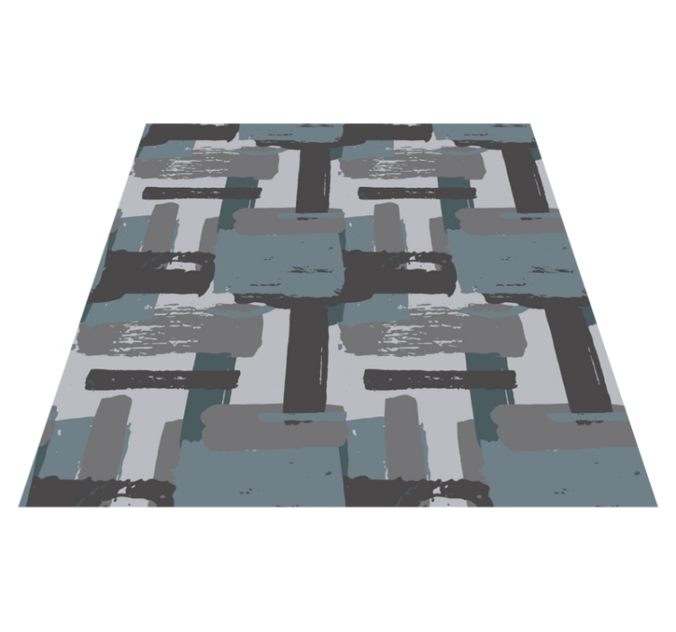 Alfombra vinílica mosaico mosaico abstracto - TenVinilo