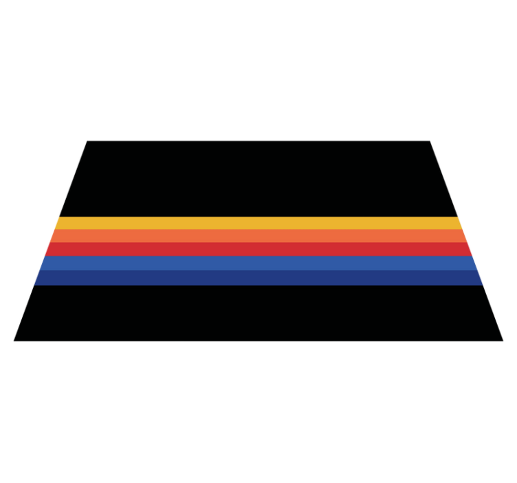 Alfombra vinílica rayas acento minimalista a rayas - TenVinilo