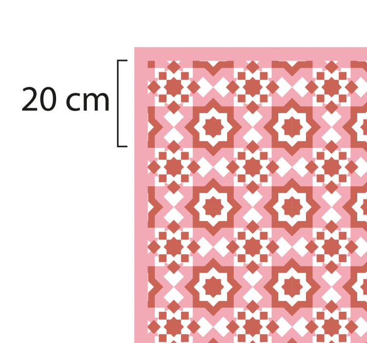 Alfombra vinílica hidráulica diseño de mosaicos - TenVinilo