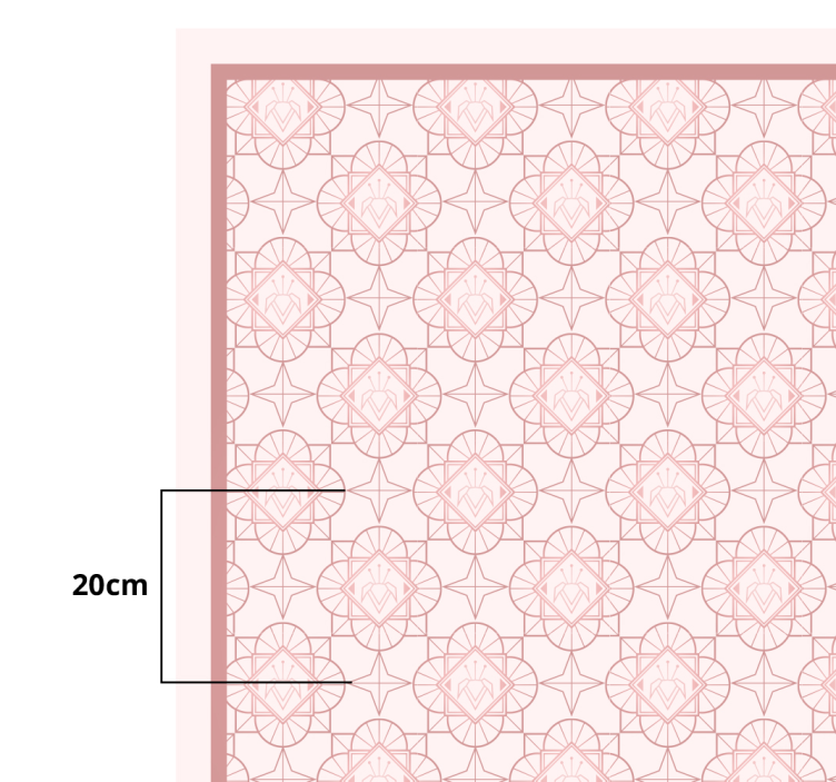 Alfombra vinílica dormitorio tonos rosas - TenVinilo