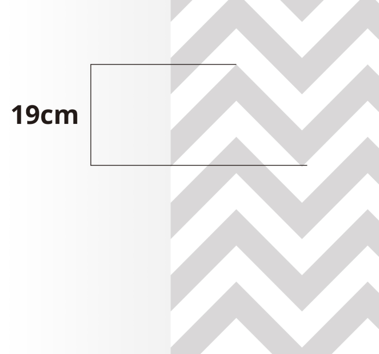 Alfombra vinílica geométrica zigzags de chevron - TenVinilo