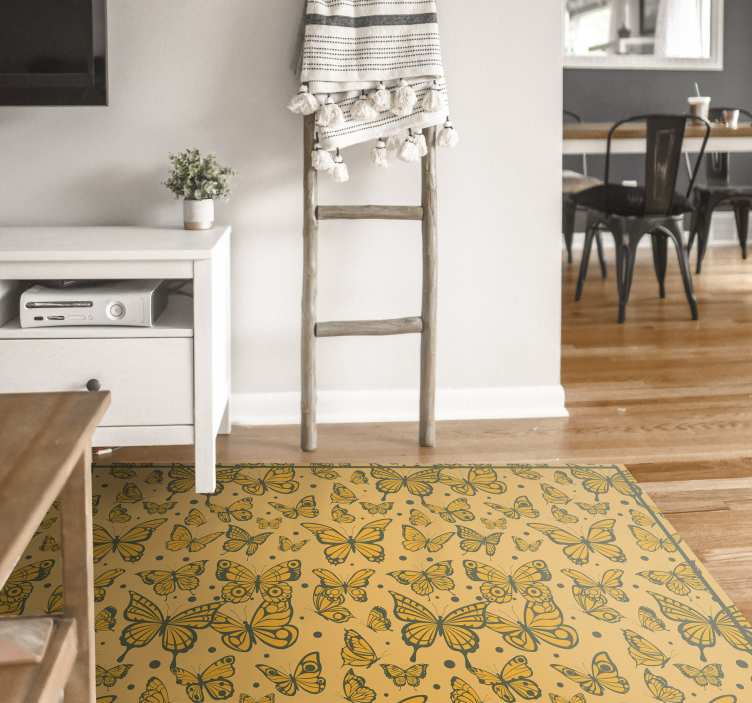 Aflombra vinílica animales delicia de mariposa - TenVinilo