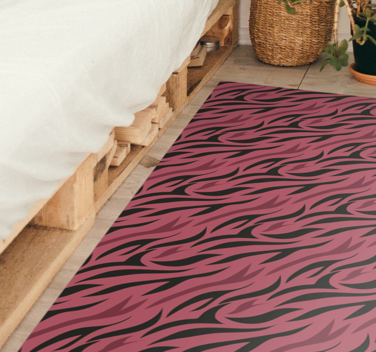 Alfombra vinílica animal print Piel de lobo - TenVinilo