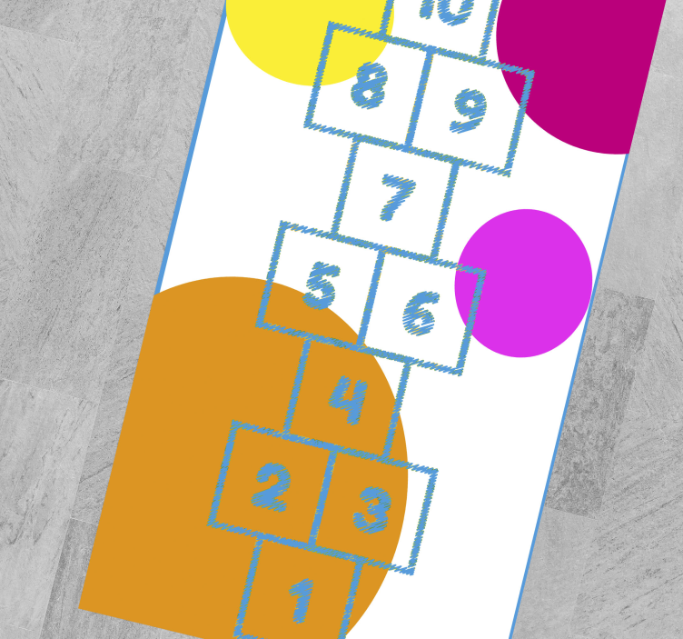 Alfombra vinílica de juegos infantiles - TenVinilo