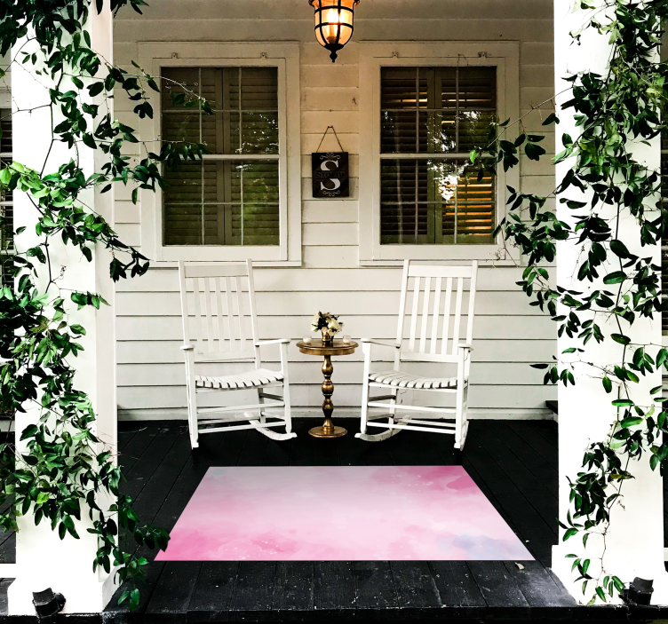 Alfombra vinílica textura Acuarelas rosas - TenVinilo