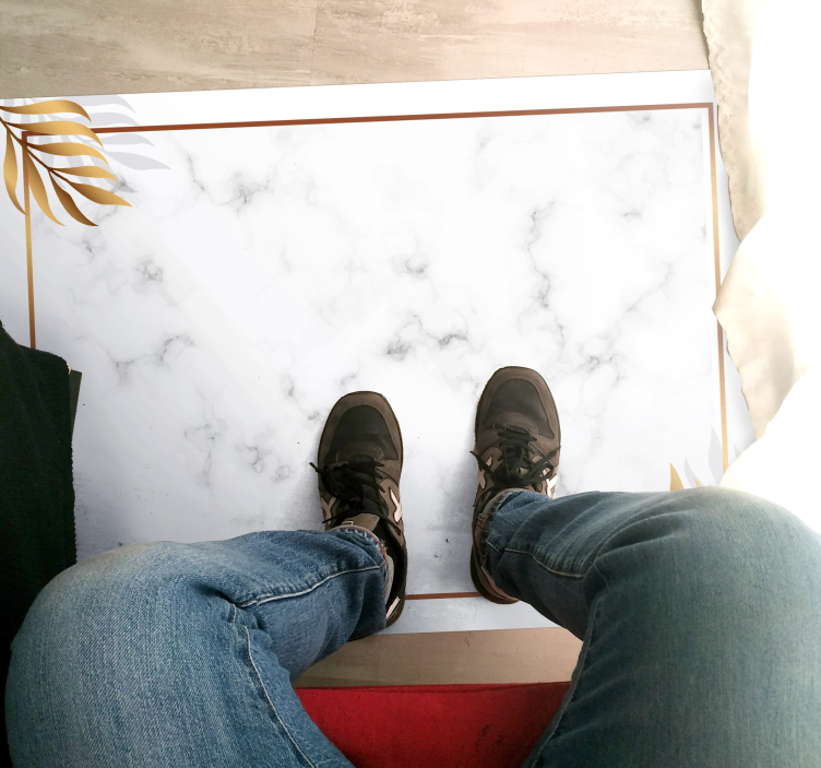 Alfombra vinílica textura piedra Mármol de lujo - TenVinilo