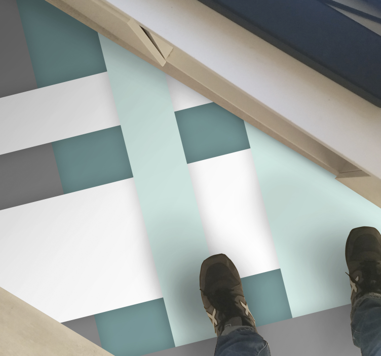 Alfombra vinílica vintage Figuras geométricas 3d - TenVinilo