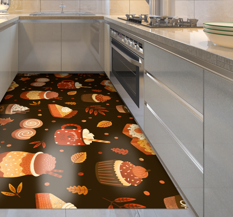 Alfombra vinílica cocina placer azucarado - TenVinilo