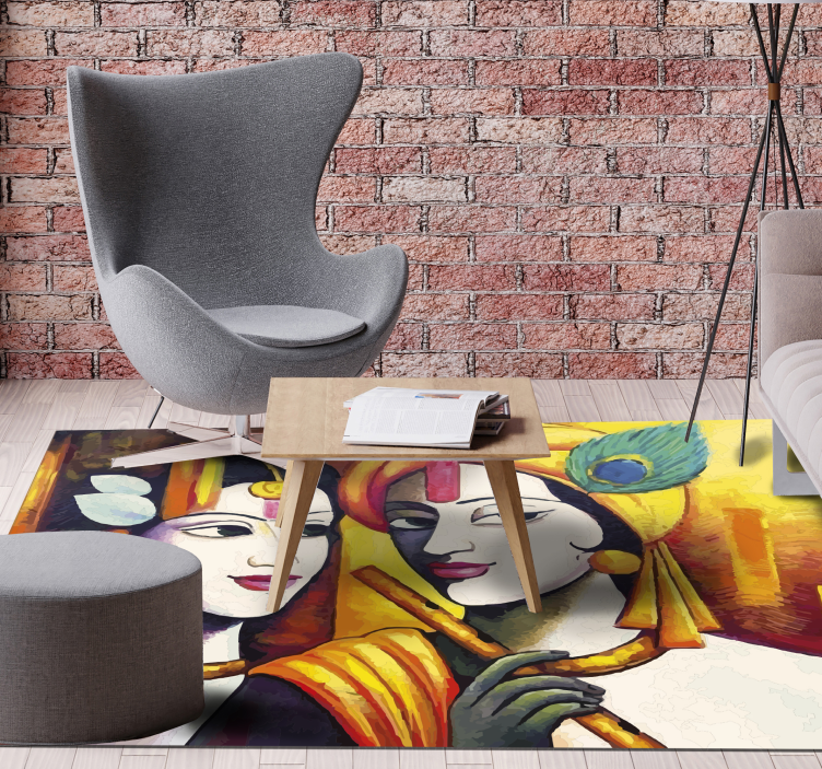 Alfombra vinílica salón esencia cultural - TenVinilo