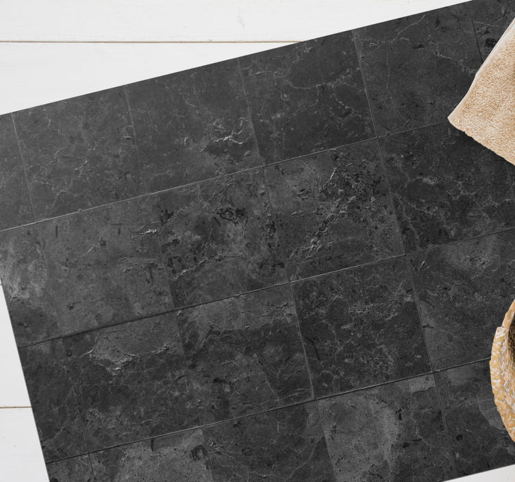 Alfombra vinílica imitación mármol superficie de mármol - TenVinilo