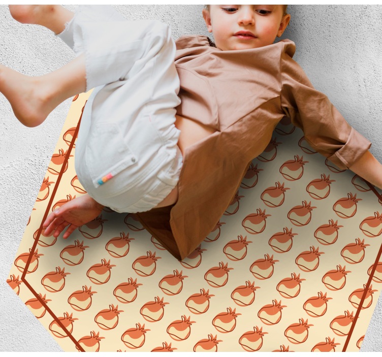 Alfombra vinílica cocina encantadores patrones de aves - TenVinilo