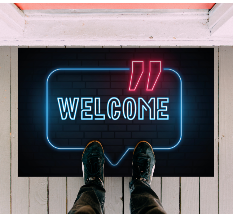 Alfombras vinílicas modernas Caja parlante sobre ladrillos - TenVinilo