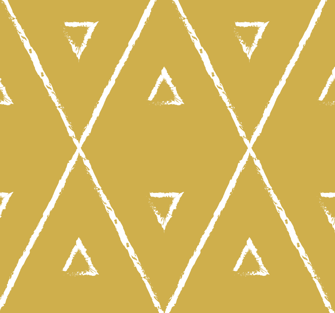 Alfombra vinílica amarilla patrón de rombo geométrico - TenVinilo