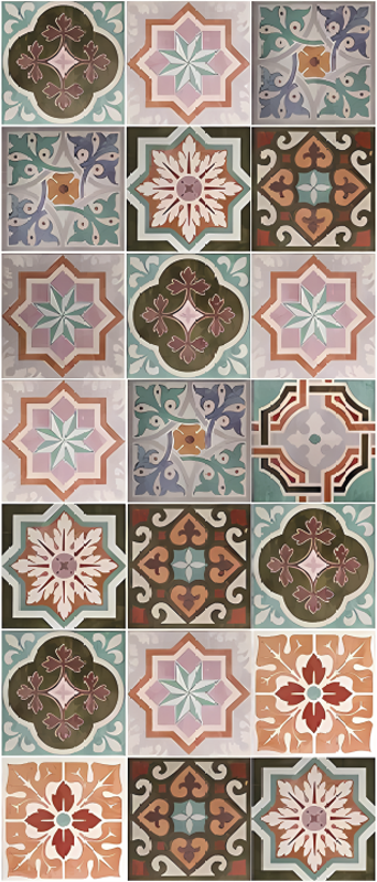 Alfombra vinílica cocina piastrelina siciliana - TenVinilo