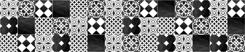 Alfombra vinílica hidráulica ardesia cementina - TenVinilo