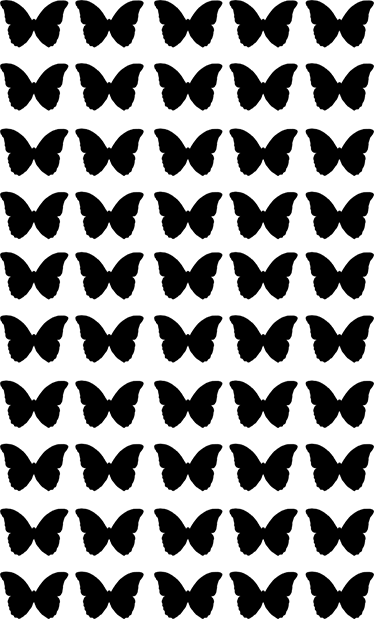 Aflombra vinílica animales mariposas voladoras negras - TenVinilo