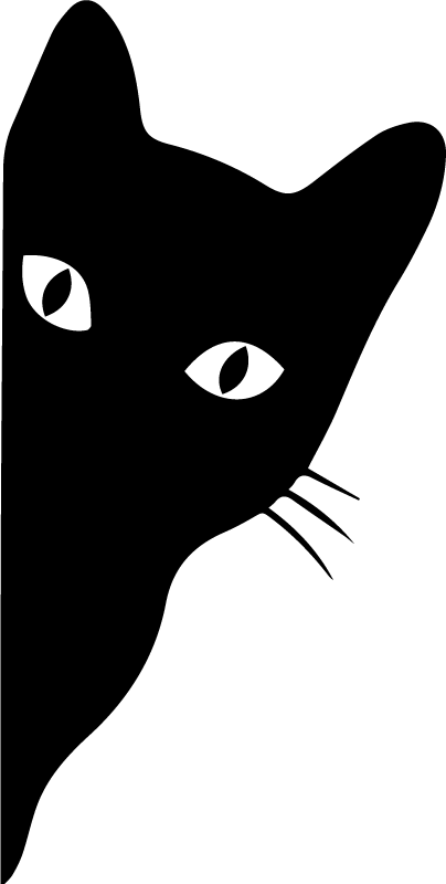 Aflombra vinílica animales gato maullador - TenVinilo