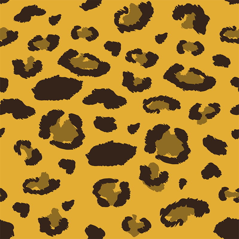 Aflombra vinílica animales print de leopardo - TenVinilo