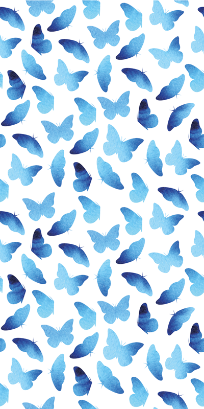 Aflombra vinílica animales mariposas pintadas - TenVinilo