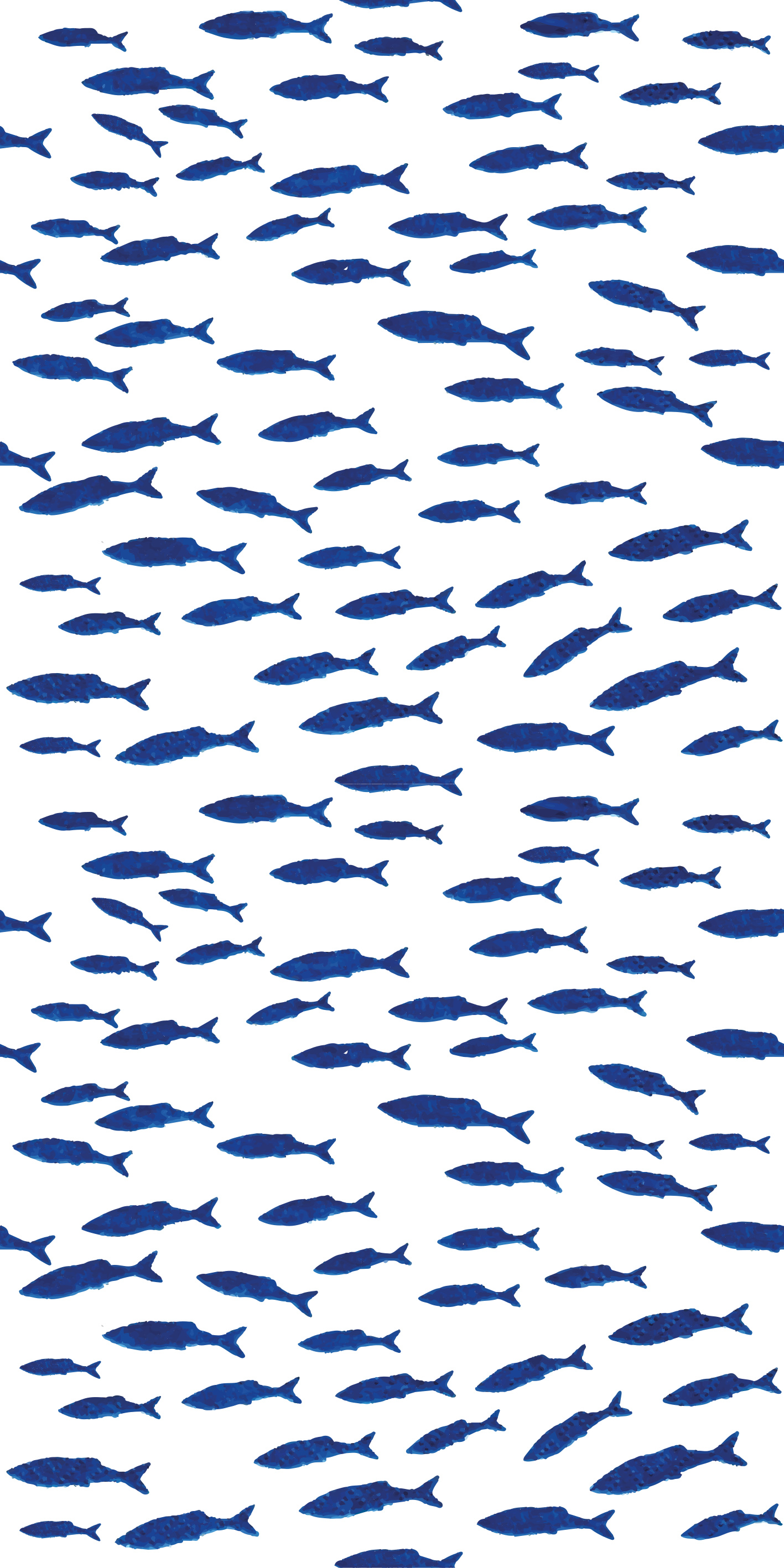 Aflombra vinílica animales patrón peces azules - TenVinilo