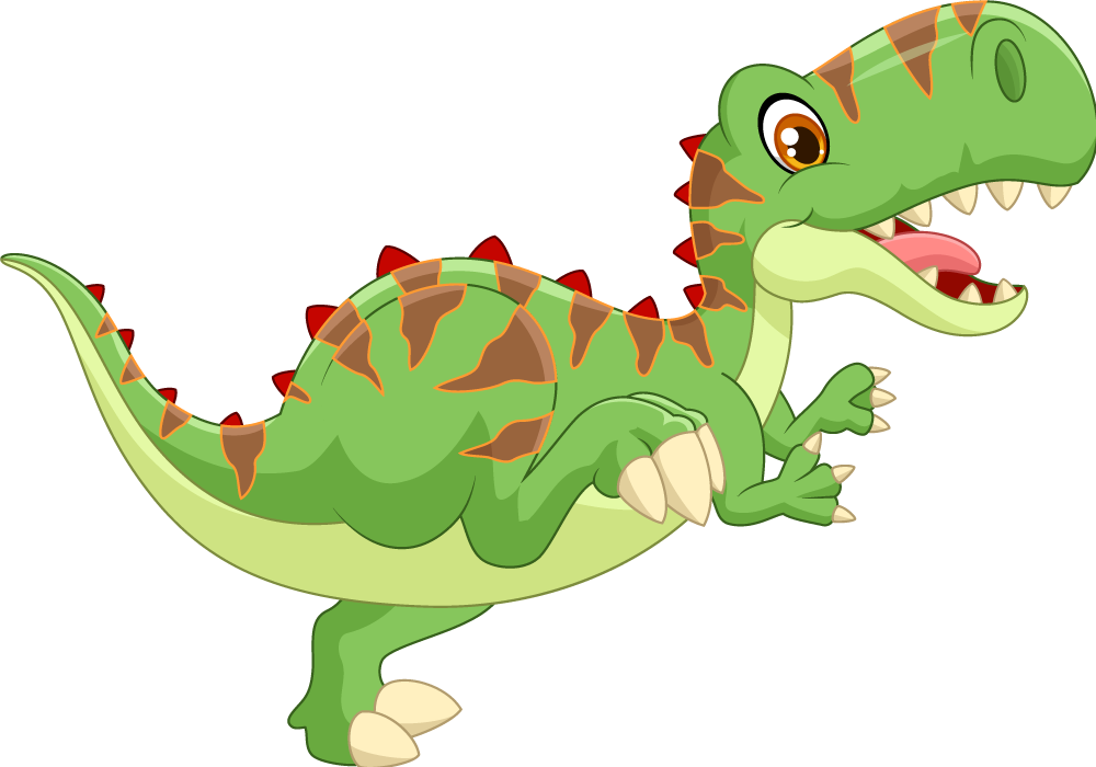 Aflombra vinílica animales personaje dinosaurio amigable - TenVinilo