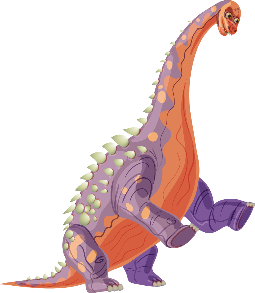 Aflombra vinílica animales personaje dino colorido - TenVinilo