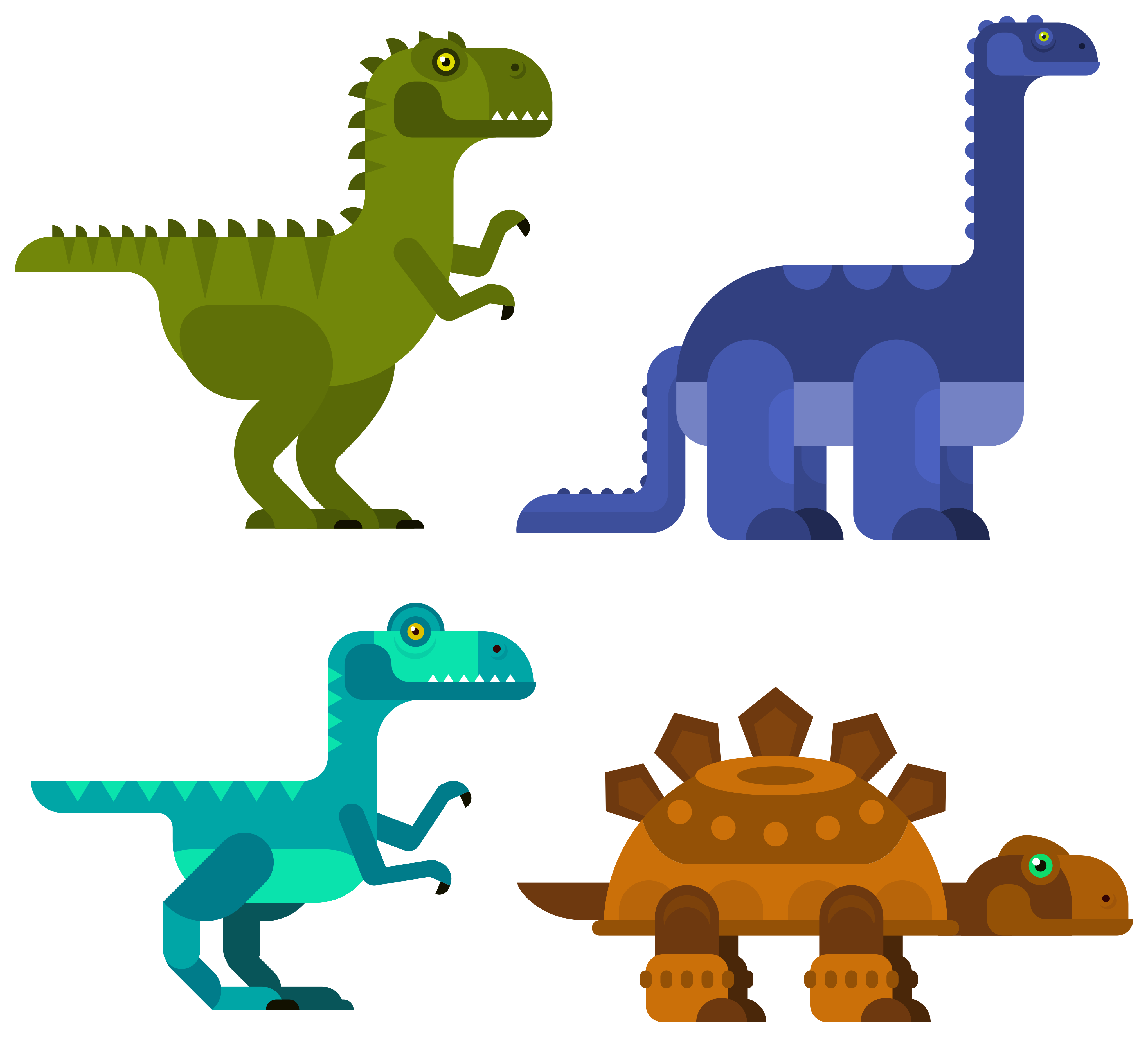 Aflombra vinílica animales dinosaurios en movimiento - TenVinilo