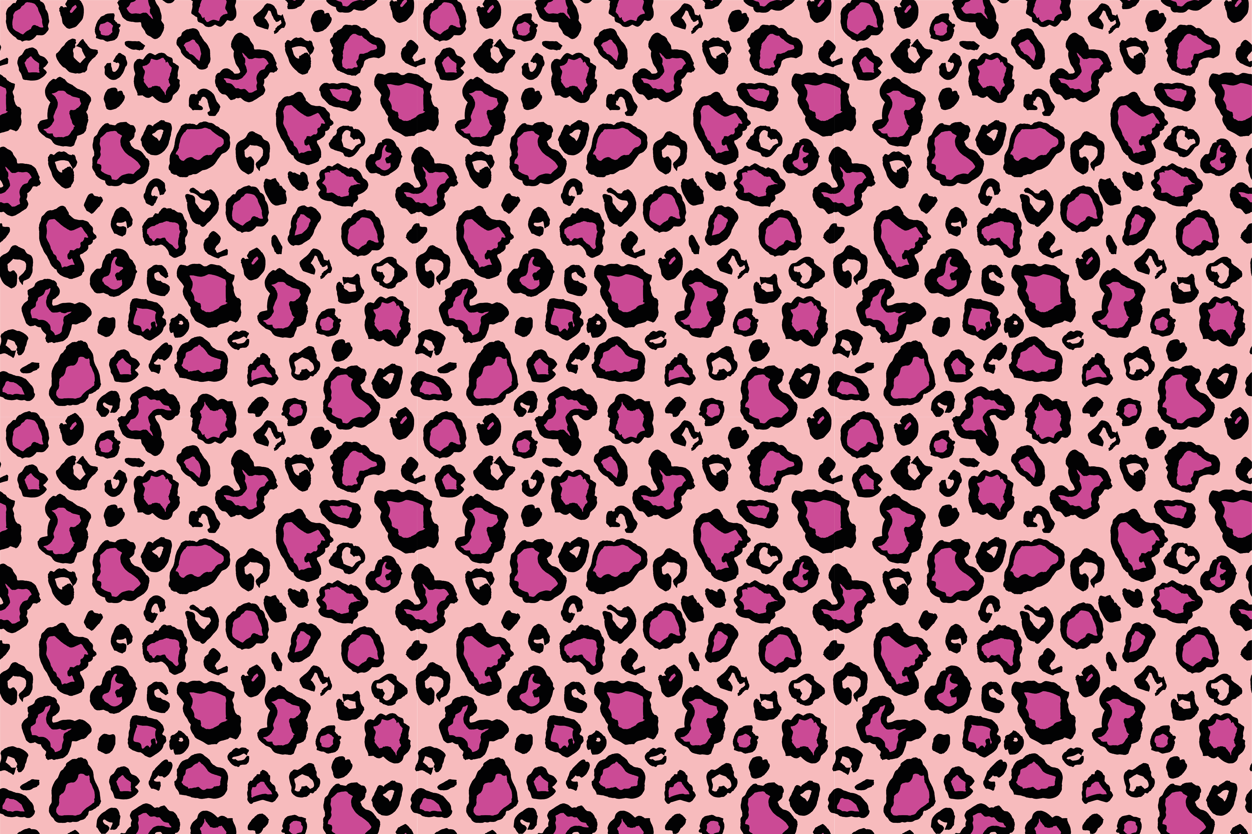 Aflombra vinílica animales leopardo clásico rosa y negro - TenVinilo
