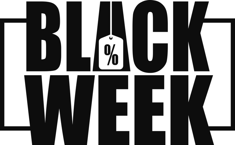 Alfombra vinílica black friday para escaparate - TenVinilo