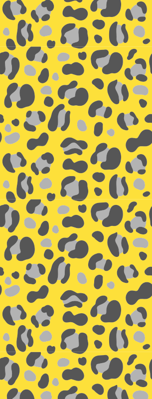 Alfombra vinílica animal print leopardo pantone - TenVinilo