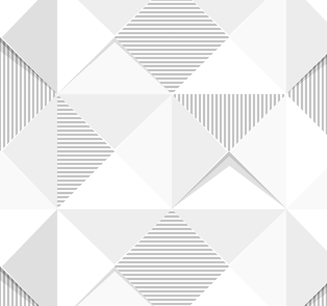 Alfombra vinílica geométrica cuadrados blancos 3d - TenVinilo