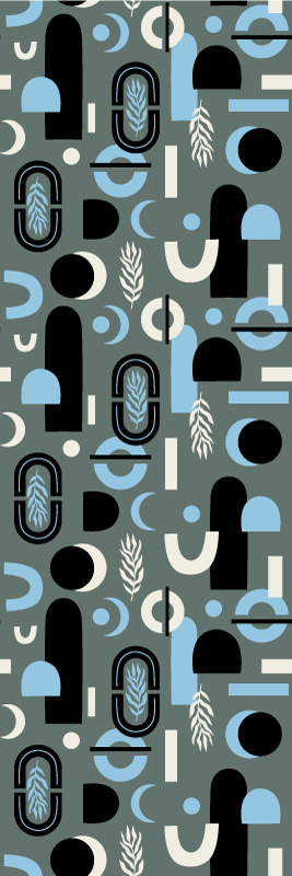 Alfombra vinílica geométrica fondo geométrico abstracto - TenVinilo