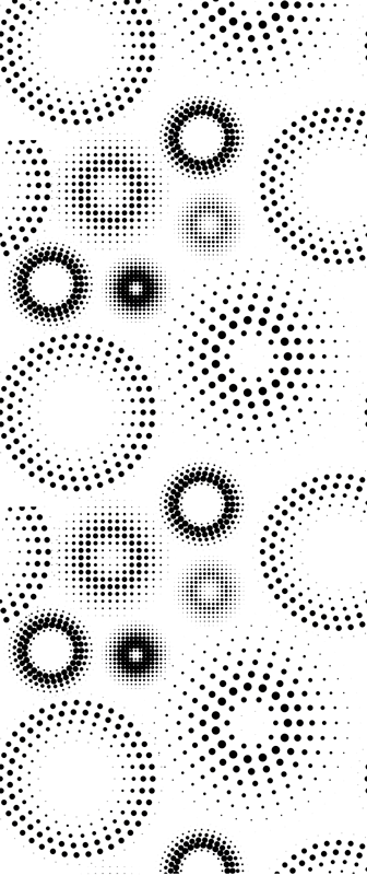 Alfombra vinílica geométrica lunares sin costuras - TenVinilo