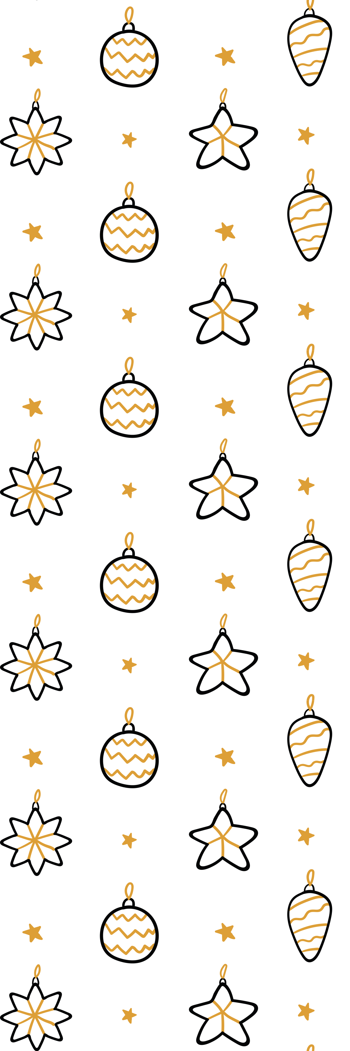 Alfombra vinílica navidad estrellas geométricas blancas - TenVinilo