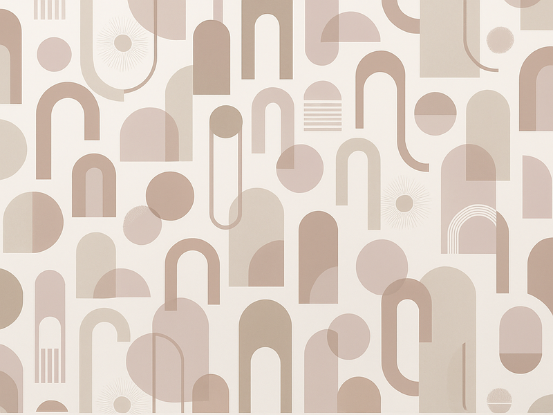 Alfombra vinílica dormitorio patrón moderno - TenVinilo