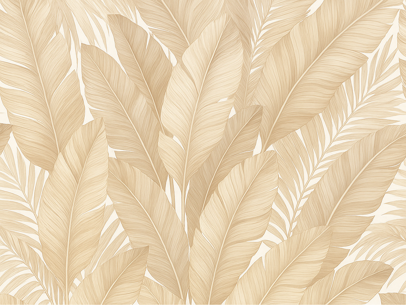 Alfombra vinílica dormitorio botánico suave - TenVinilo