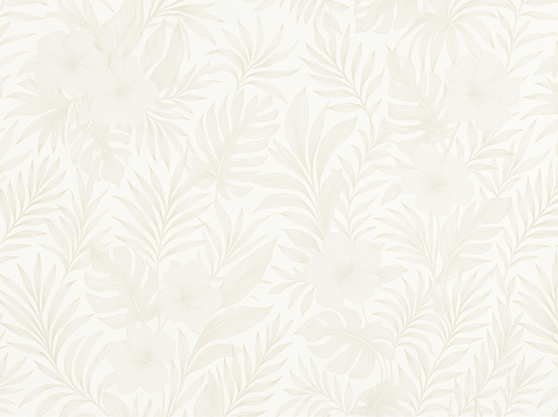 Alfombra vinílica dormitorio tropical neutro - TenVinilo