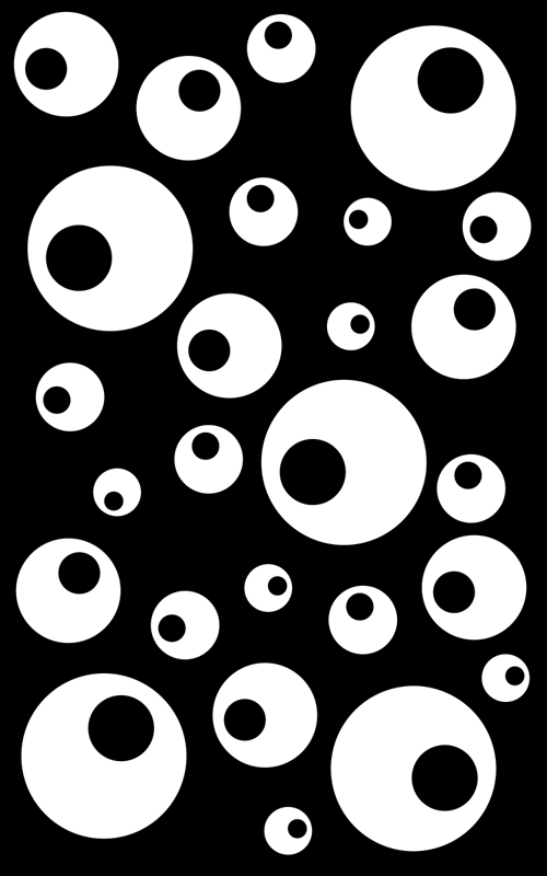 Alfombra vinílica geométrica perlas de agua - TenVinilo