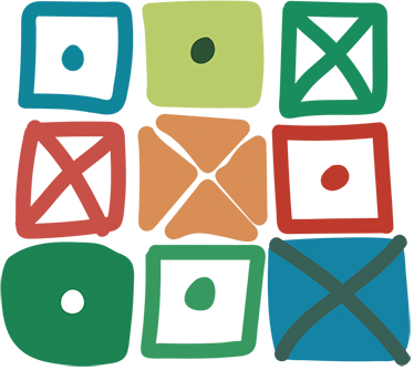 Alfombra vinílica geométrica diseño de cuadrados diferentes - TenVinilo