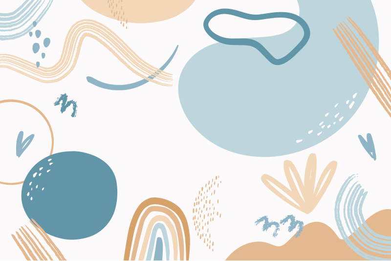 Alfombra vinílica geométrica formas de color - TenVinilo