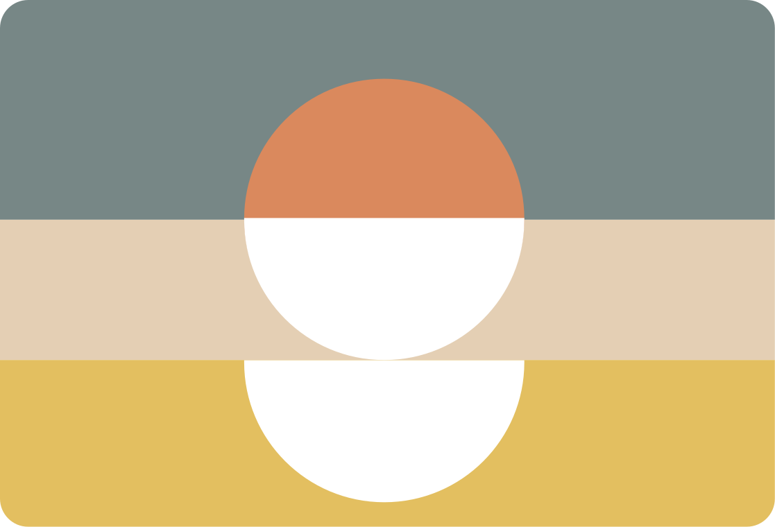 Alfombra vinílica geométrica arte abstracto con círculos - TenVinilo