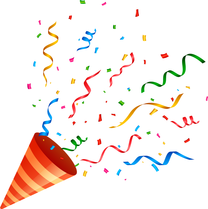 Alfombra vinílica geométrica confeti de celebración - TenVinilo