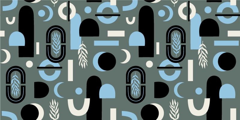 Alfombra vinílica geométrica fondo abstracto - TenVinilo