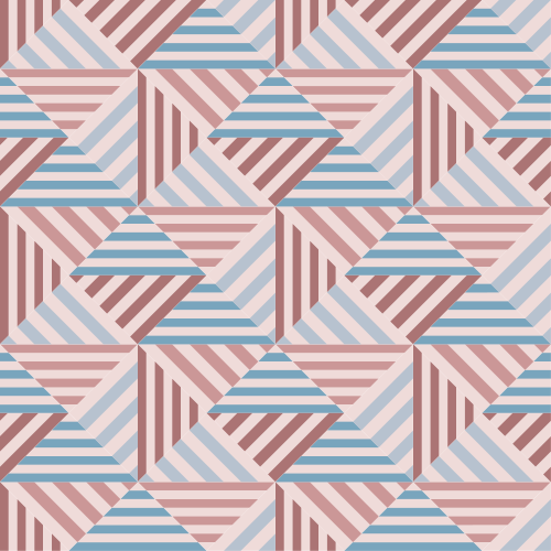 Alfombra vinílica geométrica triángulos abstractos - TenVinilo