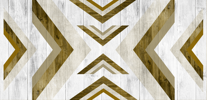 Alfombra vinílica geométrica para escritorio estructurado - TenVinilo