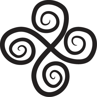 Alfombra vinílica geométrica giro elegante - TenVinilo