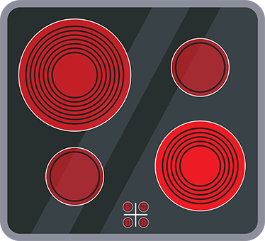 Alfombra vinílica infantil cocina vitrocerámica - TenVinilo